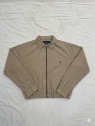 Upcycle Ralph Lauren Crop Shirt With Zipper (Dv -0..
