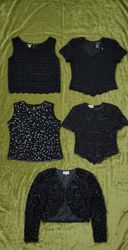 Y2K Beaded Blouse vl35