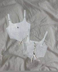 Upcycled Ralph Lauren Top