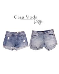 180626-29 denim micro shorts 10 pcs