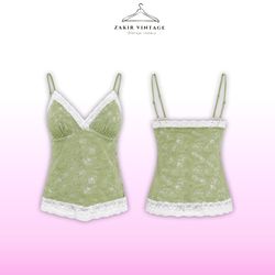 Y2K Pastel cami tops