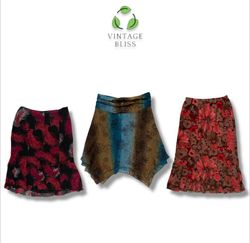 Y2K poly skirts