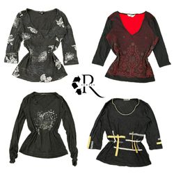 Y2K Nature Vibe Girl Printed Full Sleeve Top RW-21..