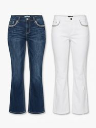 (FV-1793) BoyFriend Y2K BackPocket Embellishment F..