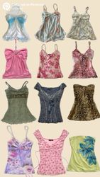 Y2K & Graphic Mixed Camis and Tees - (19/07)