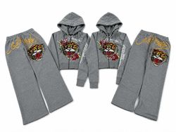 Ed Hardy Ladies Grey Tracksuits