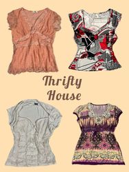 Coquette Meets Boho Edit Y2k Tops(TH/491)