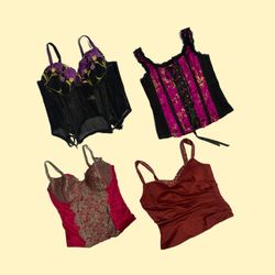 Vintage Satin & Lace Bustier Bundle Ft (Tripp)