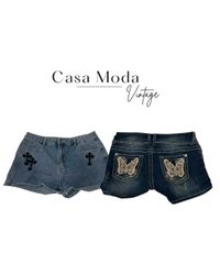 190626-7 denim. Micro shorts 10 pcs