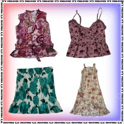 Sunday Morning Roses - tops, dresses, skirts (SS-2..