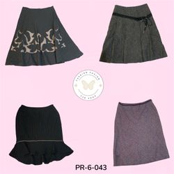 Retro Wool Skirt | Classic A-Line Winter Fashion (..
