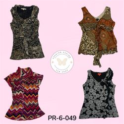 Elegant Printed Poly Blouse for Women | Lightweigh..