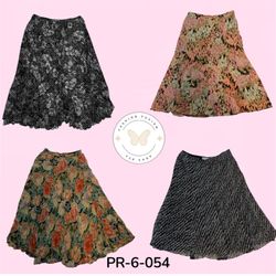 🌸 Trendy Printed Poly Skirts – Soft, Stylish & Su..