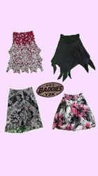 Y2k 2000s Girls Beach Vibes Skirt