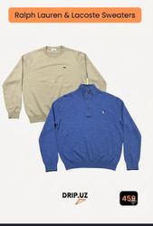 Ralph Lauren and Lacoste Sweaters