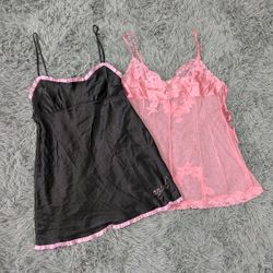 ***Victoria's Secret Slip Tops Bundle | Y2K Satin ..