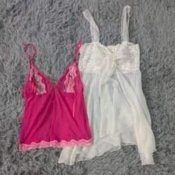 *** Victoria's Secret Satin Nightgown Tops | Vinta..