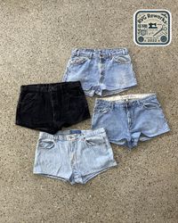 25 pcs Exact Upcycled Denim Hot Shorts