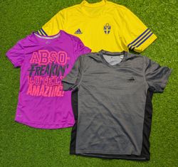 6401 - Nike, Adidas Half Sleeves T-Shirts