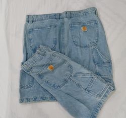 CR9375 Upcycled Carhartt Shorts