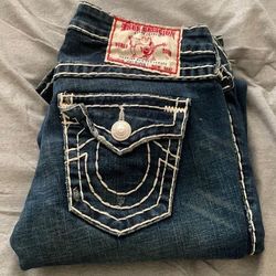 True Religion and Rock revival Flare Jeans