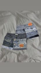Upcycled Levi’s Denim Belted Skirts