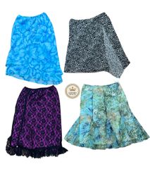 Y2K Poly Mesh Skirt 10 pcs At 1086