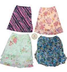 Y2K poly Mesh skirt 10 pcs At 1087