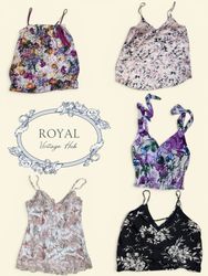 Y2K Floral Vintage Camis – Soft Girl Summer Collec..
