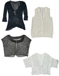 Y2K Balletcore Crochet Tops: TT-292