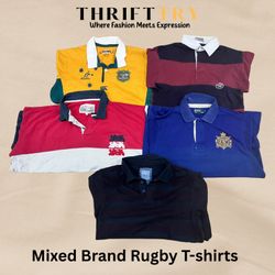 Mixed Branded Rugby T-Shirts Collection