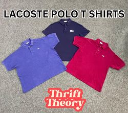 Lacoste Polo T Shirts - (20/06)