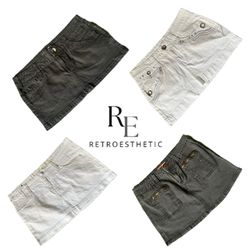 Y2K NYC IT GIRL DENIM MINI SKIRTS RE-3421