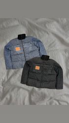Upcycled Levi’s Denim Puffer Jacket