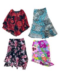 Y2K unique poly mesh skirt 10 pcs At 1092