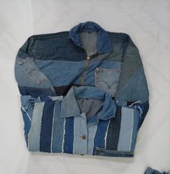 CR9394 Upcycled Levi's Crop Jackets