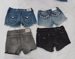 CR9396 Upcycled True Religion & Miss Me Mini Denim..