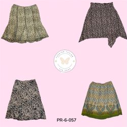 Printed Poly Skirts – Lightweight Everyday Style C..