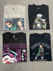 Printed Japanese Cartoon T Shirts