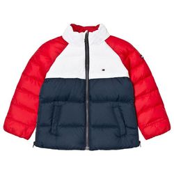 Branded puffer jacket