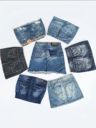 Vintage Denim Mini Skirts Lot (VM-24)