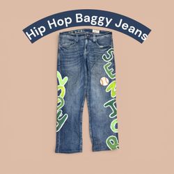 Y2k Hip hop baggy jeans