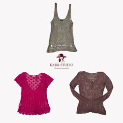 Knit-Crochet Tops (KB-007)