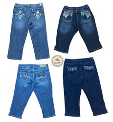Y2K Unique Capri jenas 12 pcs At 1123