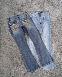 ***Y2K Embellished Flare Jeans Bundle | Vintage Lo..