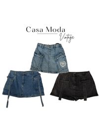170626-25 Denim mini skirts 10 pcs