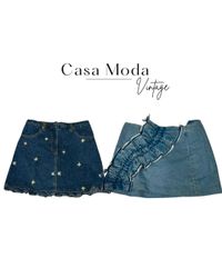 180626-45 Denim mini skirts 10 pcs