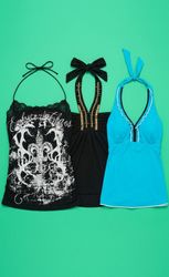 Y2K Halter Tops vl44