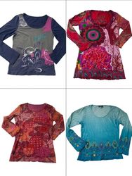 Y2K full sleeve blouse