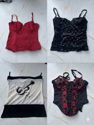 Y2K cami tops